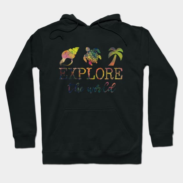 Explore the world Hoodie by BoogieCreates